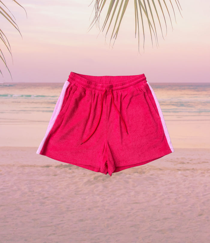 Ladies Sunny Somewhere Terry Towel Shorts