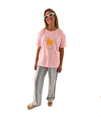 Ladies Sun T-Shirt - Pink